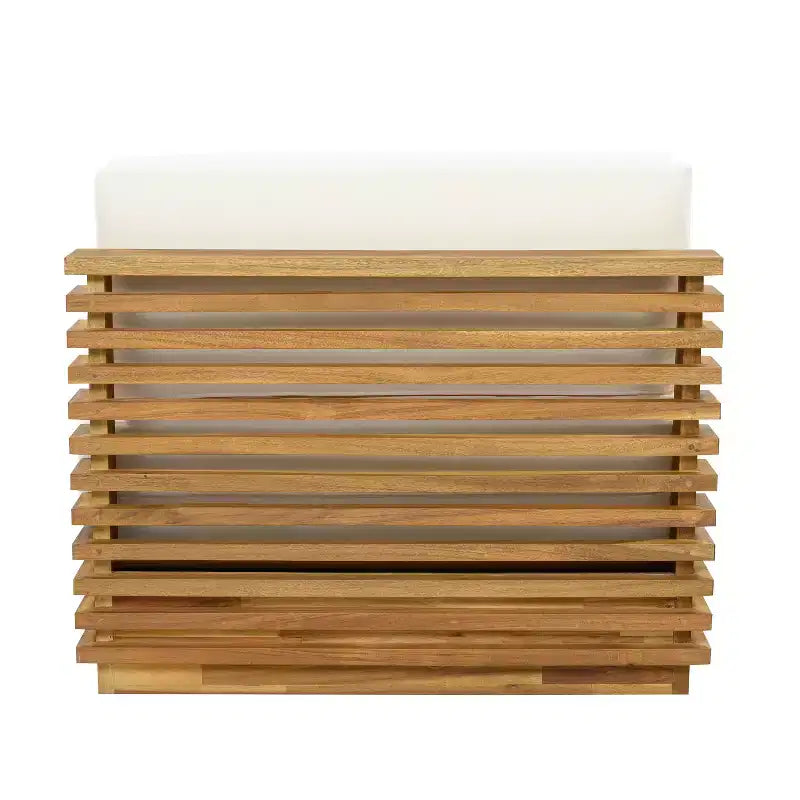 Christopher Knight Home Weston Set 2 pz per salotto con poltrona club e tavolino in legno di acacia e cuscini per esterni