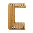 Christopher Knight Home Weston Set 2 pz per salotto con poltrona club e tavolino in legno di acacia e cuscini per esterni