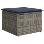 vidaXL Set Salotto da Giardino 4 pz Marrone Polyrattan