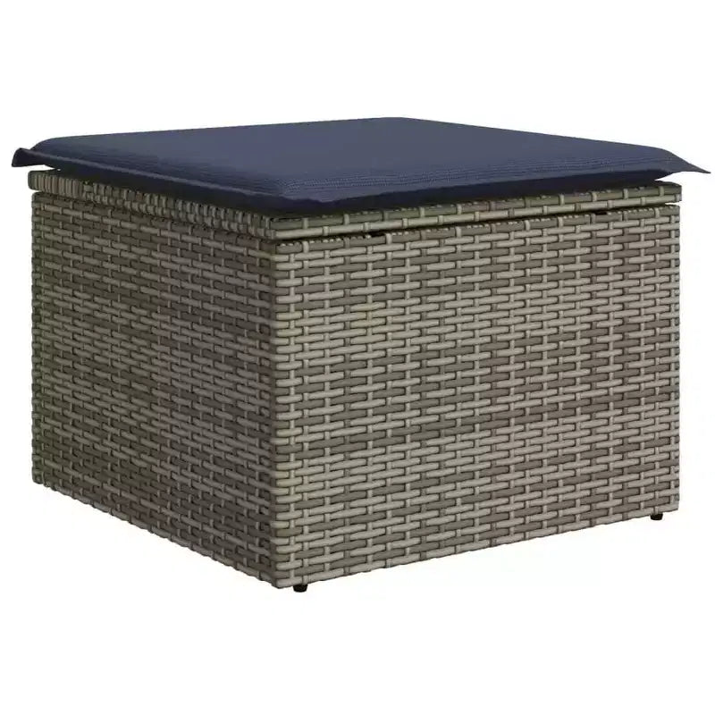 vidaXL Set Salotto da Giardino 4 pz Marrone Polyrattan