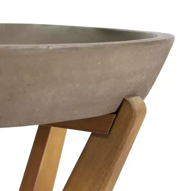 Set Christopher Knight Home Wei Moderno 2 Pezzi da Esterno con Lettino Prendisole e Tavolino in Acacia e Wicker