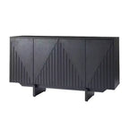 Hern 58 Wide 4 door Sideboard|HULALA HOME-BLACK