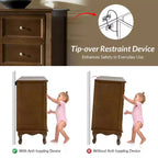 Credenza a 4 ante Ivy 58 Wide|HULALA HOME-ACORN