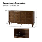 Credenza a 4 ante Ivy 58 Wide|HULALA HOME-ACORN