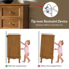 Credenza a 4 ante Ivy 58 Wide|HULALA HOME-ACORN