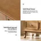 Credenza a 4 ante Ivy 58 Wide|HULALA HOME-ACORN