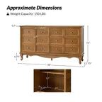 Credenza a 4 ante Ivy 58 Wide|HULALA HOME-ACORN
