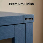 Credenza/Madia da 135 cm con 3 Ripiani e 2 Ante in Vetro - Mobile Contenitore Moderno Stile Metà Secolo per Caffè, Libri o Piatti