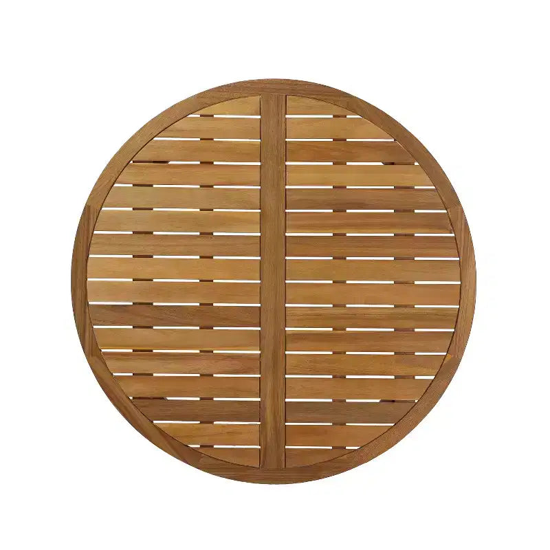 Christopher Knight Home Salma Set da 5 Pezzi Moderno da Giardino con Sedute in Legno di Acacia, Tavolo a Doghe e Cuscini