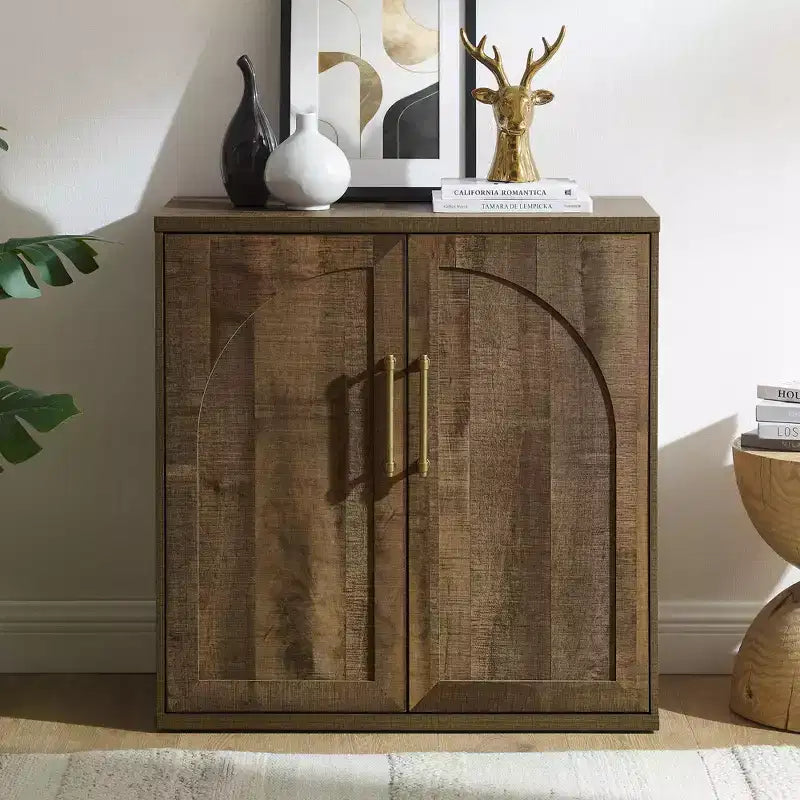 Buffet de salle à manger avec rangement, meuble d'appoint avec étagère réglable, console de bar à café en bois pour cuisine, salon