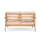 Set da conversazione per patio da 2/4 pezzi, set di mobili da esterno in legno di acacia con divanetto a due posti, tavolo, sedia per giardino/balcone/cortile - ModernLuxe