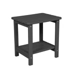 GDFStudio Fern Set da 3 Pezzi di Chaise Longue da Esterno con Tavolino e Schienale Regolabile