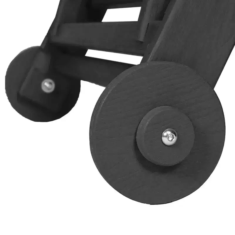 GDFStudio Fern Set da 3 Pezzi di Chaise Longue da Esterno con Tavolino e Schienale Regolabile