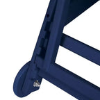 GDFStudio Fern Set da 3 Pezzi di Chaise Longue da Esterno con Tavolino e Schienale Regolabile