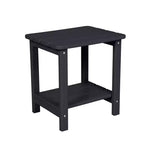 GDFStudio Fern Set da 3 Pezzi di Chaise Longue da Esterno con Tavolino e Schienale Regolabile