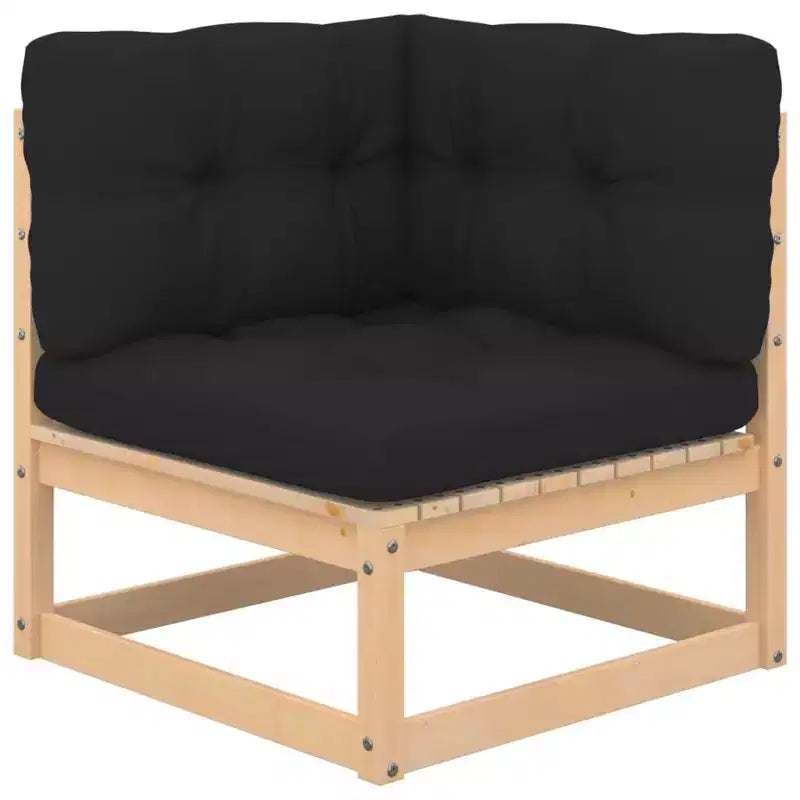 vidaXL Set da Salotto da Giardino Legno naturale Legno massello di pino Set di 6 Pezzi