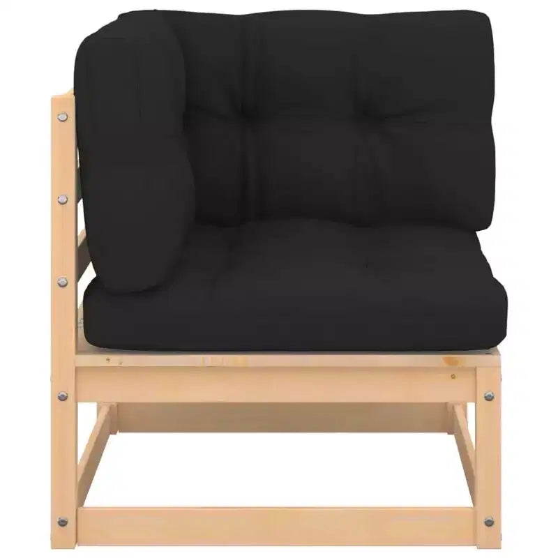 vidaXL Set da Salotto da Giardino Legno naturale Legno massello di pino Set di 6 Pezzi