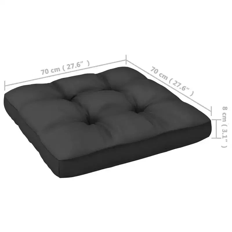 vidaXL Set da Salotto da Giardino Legno naturale Legno massello di pino Set di 6 Pezzi