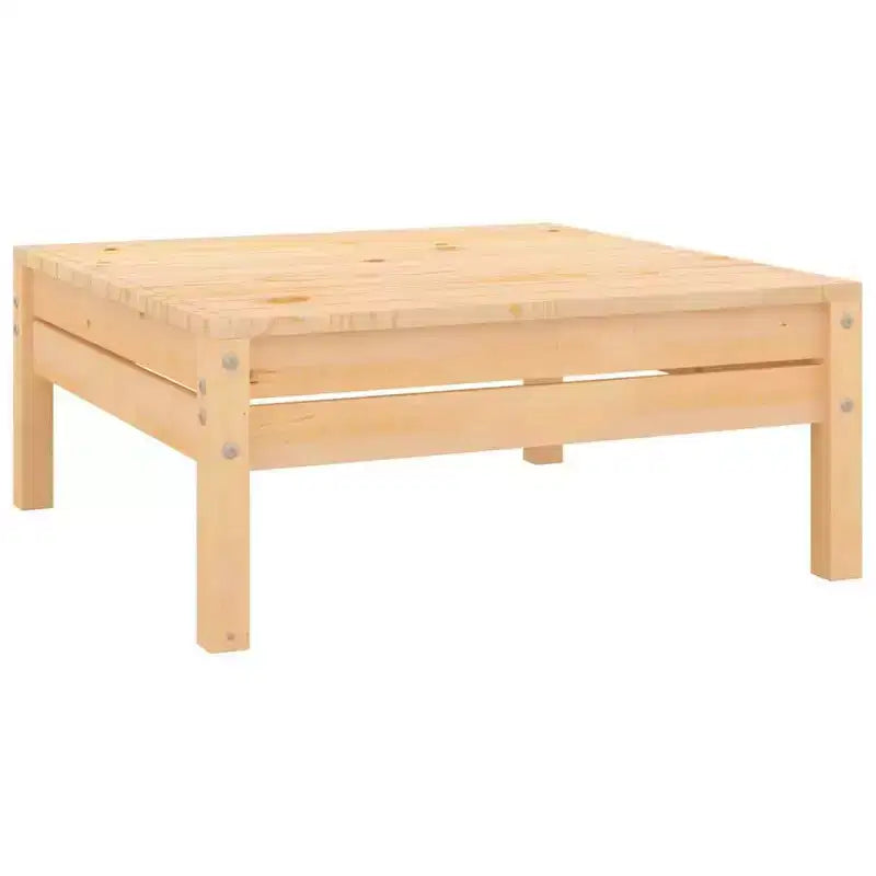 vidaXL Set divani da giardino legno naturale Legno massello di pino Grande Modulare