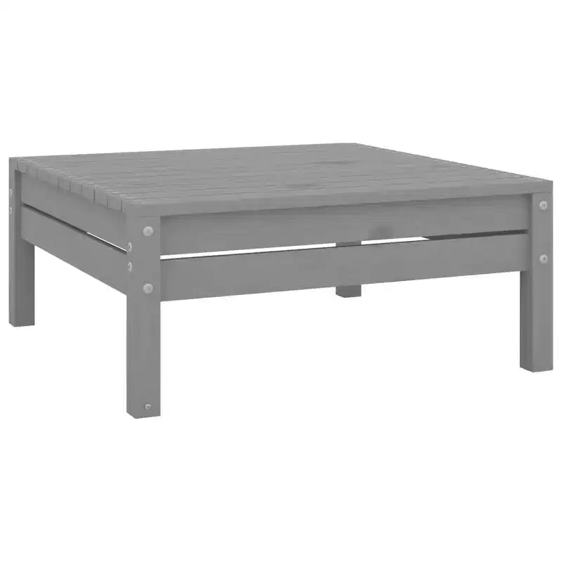 vidaXL Set divani da giardino legno naturale Legno massello di pino Grande Modulare