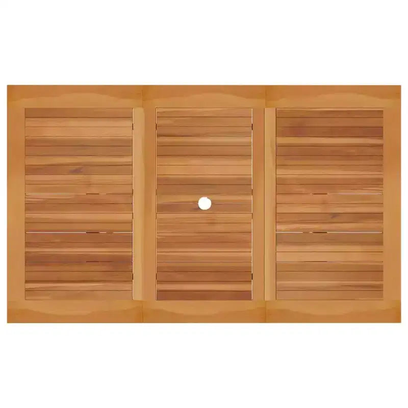 vidaXL Scaffale in legno di teak e cuscini Teak Legno Medio