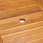vidaXL Scaffale in legno di teak e cuscini Teak Legno Medio