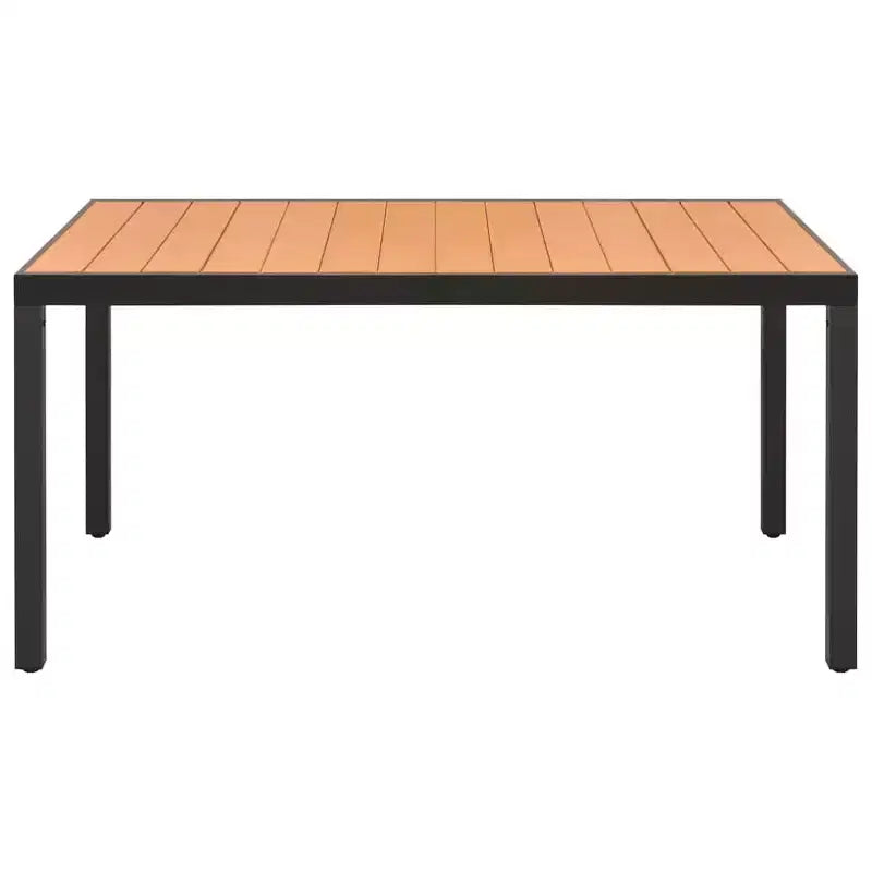 vidaXL Set da pranzo in polyrattan nero con schienale multiposizione