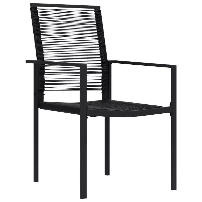 vidaXL Set da pranzo nero in vetro con molti posti a sedere, grande set da pranzo da giardino