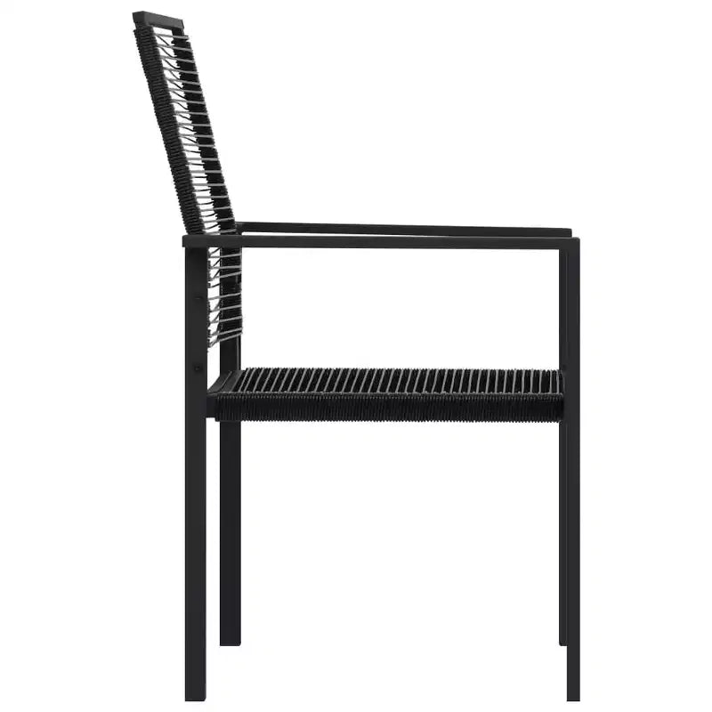 vidaXL Set da pranzo nero in vetro con molti posti a sedere, grande set da pranzo da giardino