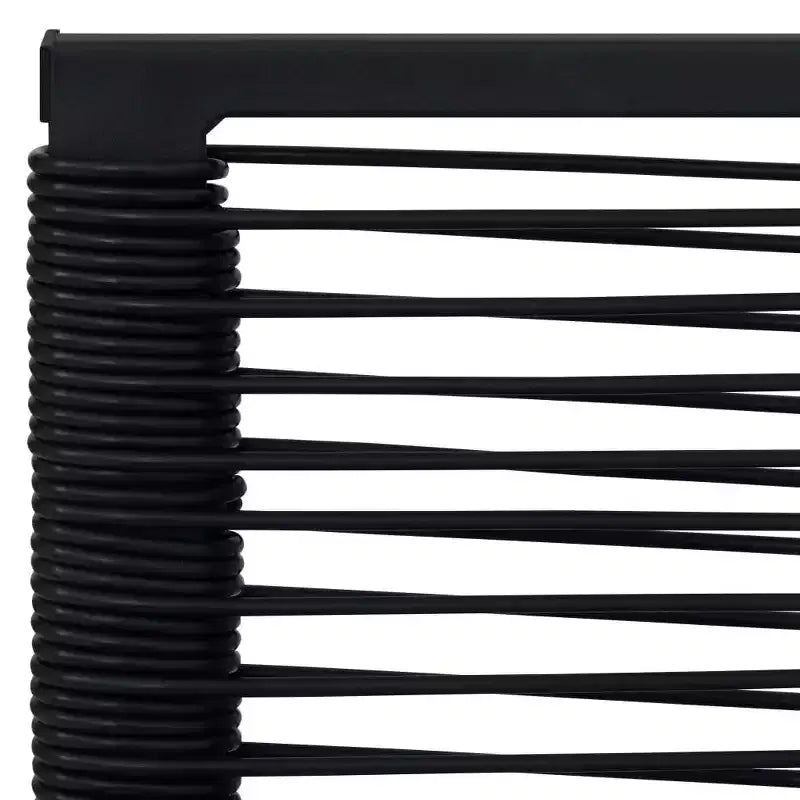 vidaXL Set da pranzo nero in vetro con molti posti a sedere, grande set da pranzo da giardino