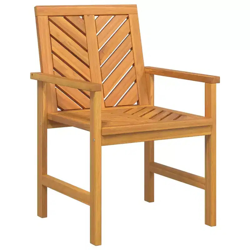 vidaXL Set Divano da Giardino 5 pz Marrone Legno Massello di Acacia