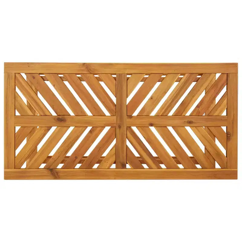 vidaXL Set Divano da Giardino 5 pz Marrone Legno Massello di Acacia