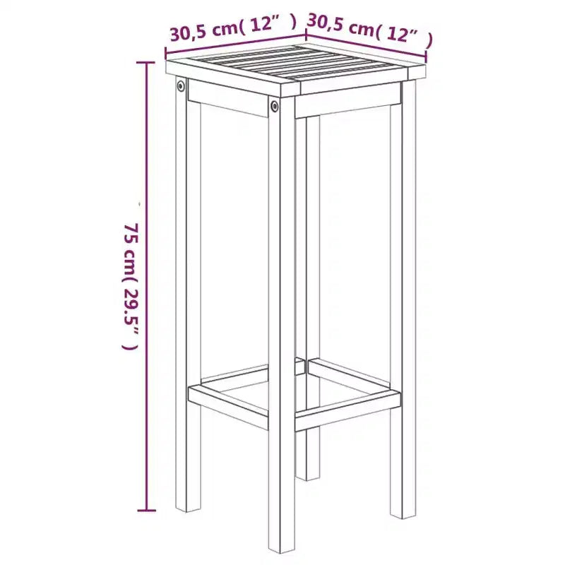 vidaXL Set Mobili da Bar da Giardino Legno Massello di Acacia Naturale Grande Durevole