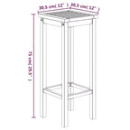 vidaXL Set Mobili da Bar da Giardino Legno Massello di Acacia Naturale Grande Durevole