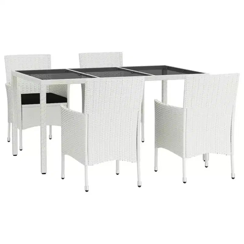 vidaXL Set da pranzo da giardino Set da 4 pz.