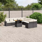 vidaXL Salotto da Giardino in Rattan PE Grande Materiali Resistenti ai Raggi UV