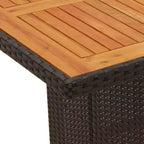 vidaXL Set da pranzo da giardino 10 posti in rattan PE nero Braccioli regolabili