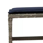 vidaXL Ensemble de salle à manger d'extérieur 16 pcs Gris