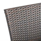 Chaises d'extérieur empilables en rotin PE 4 pièces, résistantes aux intempéries pour patio, jardin, terrasse et bord de piscine