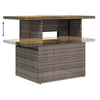vidaXL Set Divani da Giardino in Polyrattan Modulare 5 Pezzi