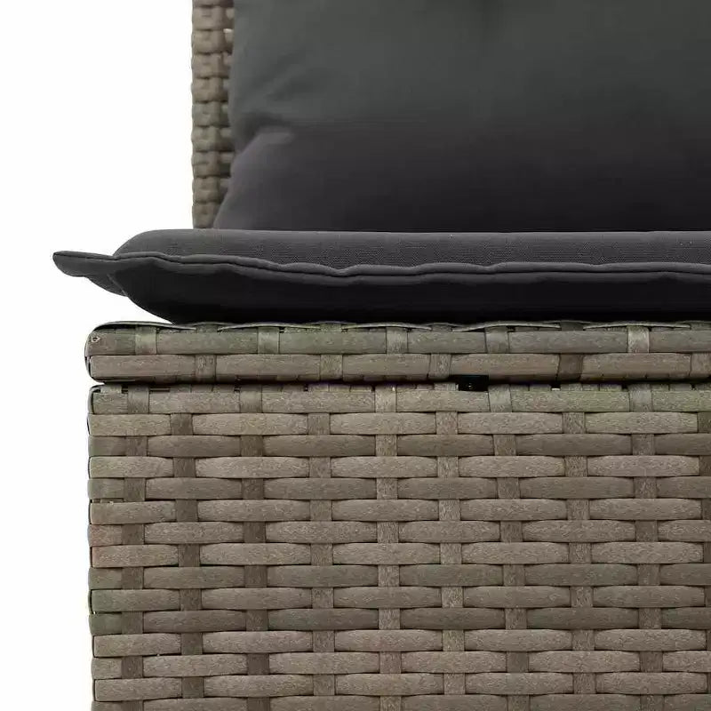 vidaXL Set Divani da Giardino in Polyrattan Modulare 5 Pezzi