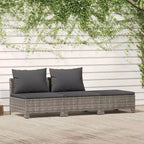 vidaXL Salotto da giardino grigio, grigio scuro