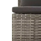 vidaXL Salotto da giardino grigio, grigio scuro