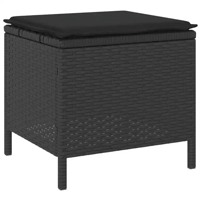 vidaXL Set da pranzo da giardino in polyrattan
