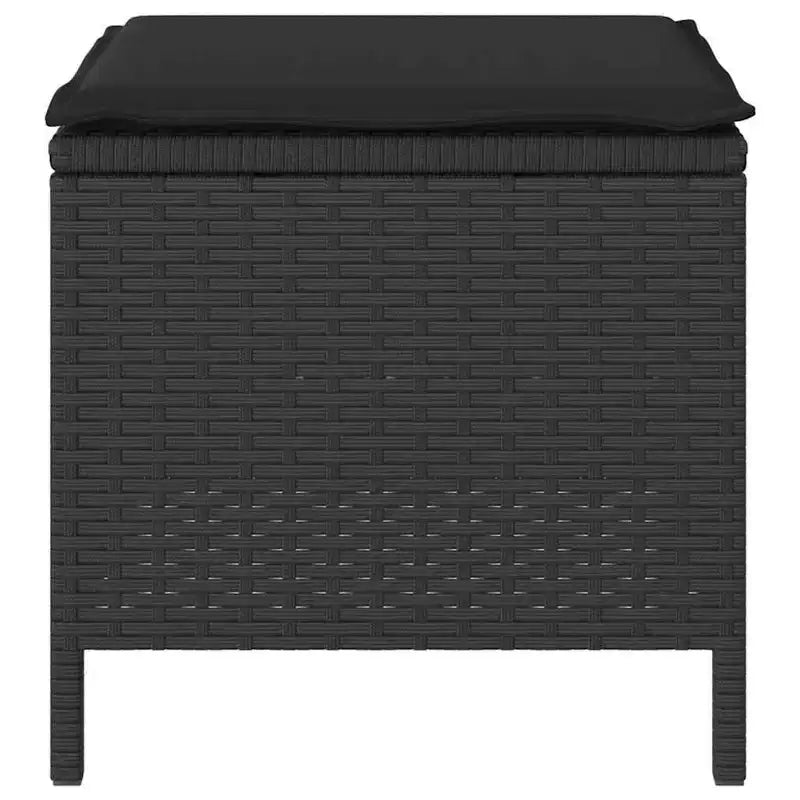 vidaXL Set da pranzo da giardino in polyrattan