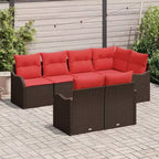 vidaXL Set Divani da Giardino in Polyrattan