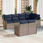 vidaXL Set Divani da Giardino in Polyrattan