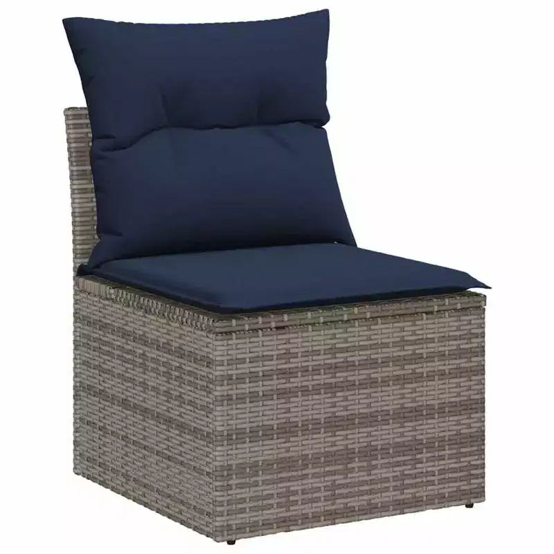 vidaXL Set Divani da Giardino in Polyrattan