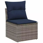 vidaXL Set Divani da Giardino in Polyrattan