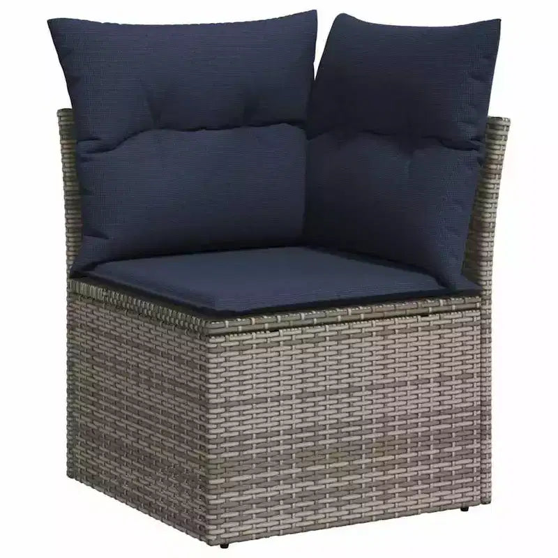 vidaXL Set Divani da Giardino in Polyrattan
